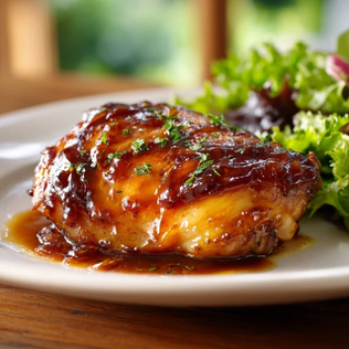 BBQ Bacon Date BBQ Chicken Thighs