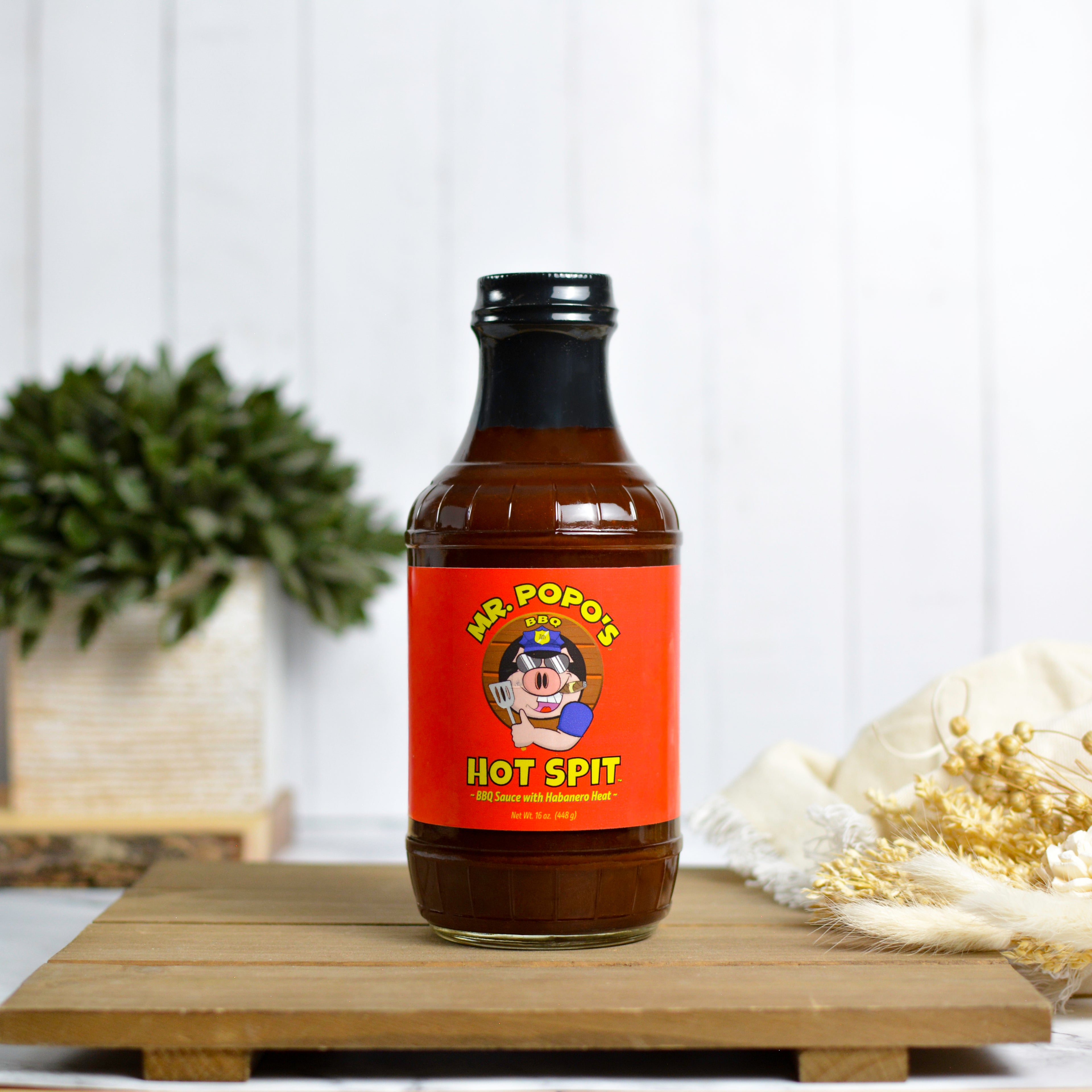 Mr. Popo's Hot Spit BBQ Sauce